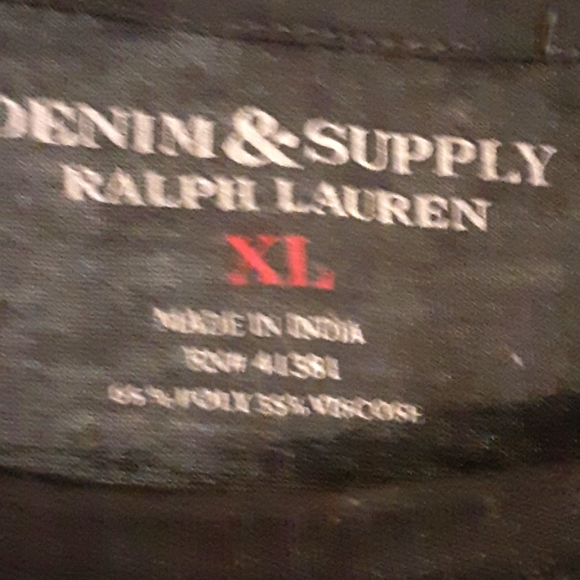 T SHIRT Denim & Supply XL black white red - Picture 3 of 5